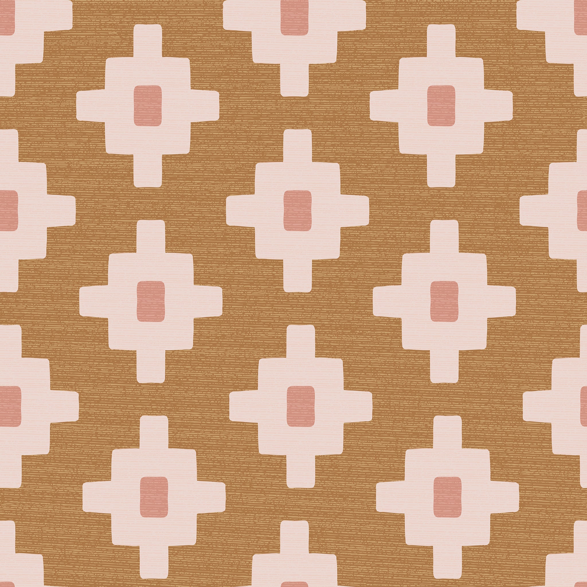 Modern Southwestern Cross Large Wallpaper.